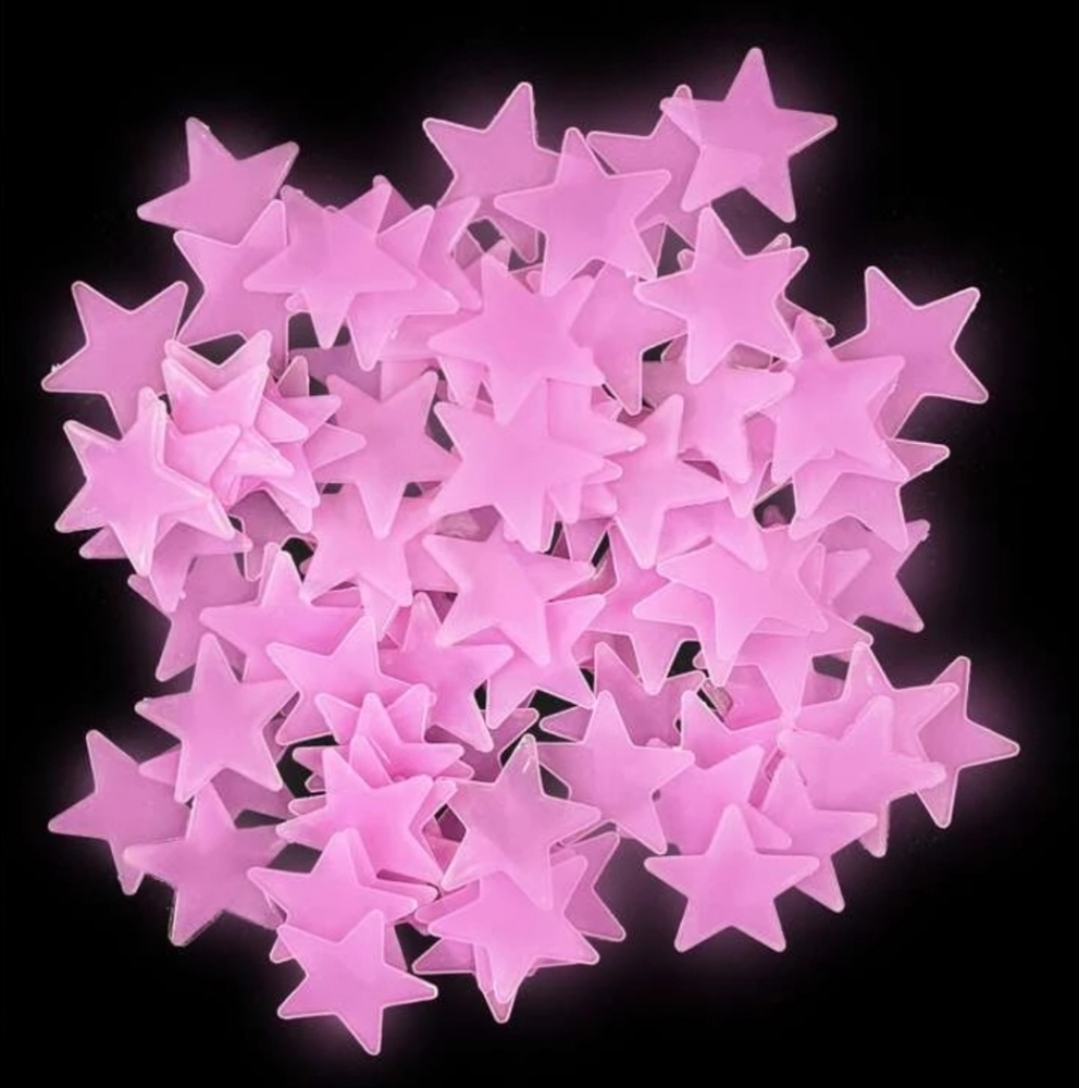 40 glow in the dark wall stars
